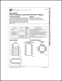 54F373FMQB datasheet: Octal Transparent Latch with TRI-STATE Outputs 54F373FMQB