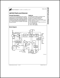 LM1042N datasheet: Fluid Level Detector LM1042N