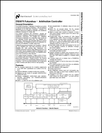 DS3875V datasheet: FutureBus Plus Arbitration Controller - MIL-STD-883 DS3875V