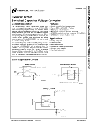 LM2660MDA datasheet: Switched Capacitor Voltage Converter LM2660MDA