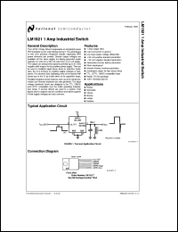 LM1921T datasheet: 1-Amp Industrial Switch LM1921T