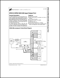 DP8212N datasheet: 8-Bit Input/Output Port DP8212N