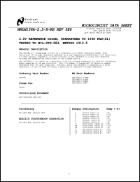 LM136AH-5.0/883 datasheet: 5 V REFERENCE DIODE LM136AH-5.0/883