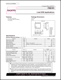 FSS101 datasheet: P-Channel Silicon MOSFET Load S/W Applications FSS101