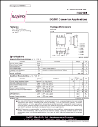 FSS104 datasheet: P-Channel Silicon MOSFET DC/DC Converter Applications FSS104