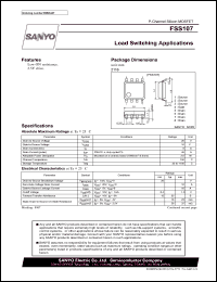 FSS107 datasheet: P-Channel Silicon MOSFET Load Switching Applications FSS107
