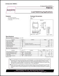 FSS131 datasheet: P-Channel Silicon MOSFET Load Switching Applications FSS131