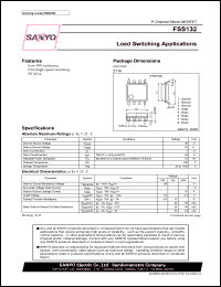 FSS132 datasheet: P-Channel Silicon MOSFET Load Switching Applications FSS132
