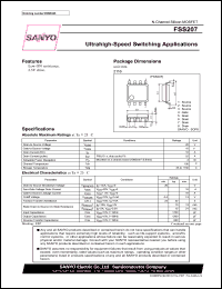 FSS207 datasheet: N-Channel Silicon MOSFET Ultrahigh-Speed Switching Applications FSS207