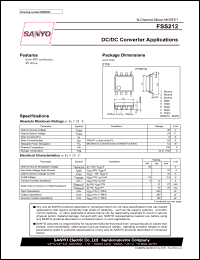 FSS212 datasheet: N-Channel Silicon MOSFET DC/DC Converter Applications FSS212