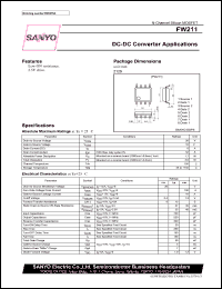 FW211 datasheet: N-Channel Silicon MOSFET DC-DC Converter Applications FW211