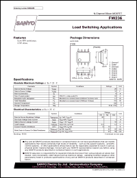 FW236 datasheet: N-Channel Silicon MOSFET Load Switching Applications FW236