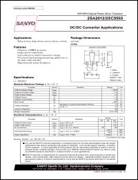 2SC5565 datasheet: NPN Epitaxial Planar Silicon Transistors DC/DC Converter Applications 2SC5565