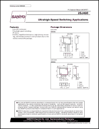 2SJ400 datasheet: P-Channel Silicon MOSFET Ultrahigh-Speed Switching Applications 2SJ400