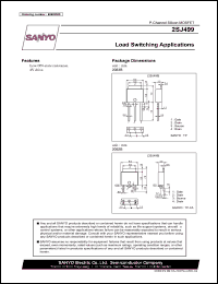 2SJ499 datasheet: P-Channel Silicon MOSFET Load Switching Applications 2SJ499