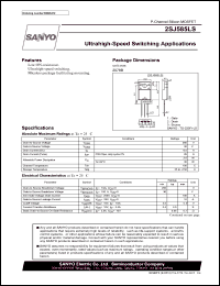 2SJ585LS datasheet: P-Channel Silicon MOSFET Ultrahigh-Speed Switching Applications 2SJ585LS