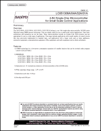 LC651301A datasheet: 4-Bit Single-Chip Microcontroller for Small-Scale Control Applications LC651301A