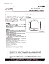 LC897127K datasheet: SCSI CD-ROM Decoder with On-Chip DVD Interface LC897127K