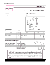 2SK3413LS datasheet: N-Channel Silicon MOSFET DC / DC Converter Applications 2SK3413LS