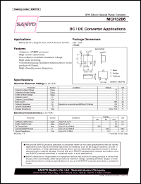 MCH3206 datasheet: DC / DC Converter Applications MCH3206