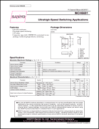 MCH6601 datasheet: Ultrahigh-Speed Switching Applications MCH6601