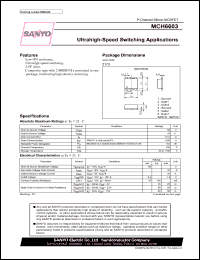 MCH6603 datasheet: Ultrahigh-Speed Switching Applications MCH6603