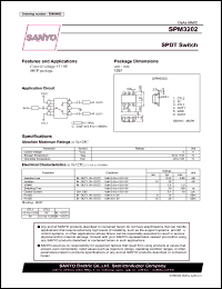SPM3202 datasheet: GaAs MMIC SPDT Switch SPM3202