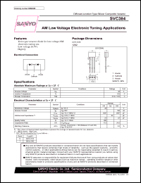 SVC384 datasheet: AM Low Voltage Electronic Tuning Applications SVC384