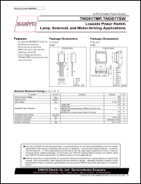 TND017MP datasheet: Lowside Power Switch Lamp, Solenoid, and Motor-Driving Applications TND017MP