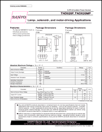 TND020MP datasheet: Lamp-, solenoid-, and motor-driving Applications TND020MP