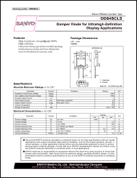 DD84SCLS datasheet: Silicon Diffused Junction Type Damper Diode for Ultrahigh-Definition Display Applications DD84SCLS