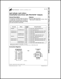 JM38510/33204BR datasheet: Octal Buffer/Line Driver with TRI-STATE Outputs (Inverting) JM38510/33204BR