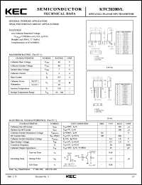 KTC2020D datasheet: General Purpose Transistor KTC2020D