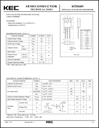 KTD1691 datasheet: General Purpose Transistor KTD1691
