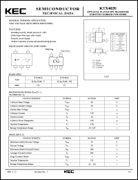 KTX402U datasheet: General Purpose Transistor KTX402U