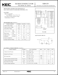 TIP117F datasheet: Darlington Transistor TIP117F