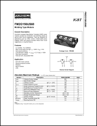 FM2G150US60 datasheet: IGBT FM2G150US60