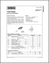 FQPF58N08 datasheet: 80V N-Channel MOSFET FQPF58N08