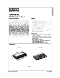 FSAM15SH60 datasheet: SPM TM (Smart Power Module) FSAM15SH60