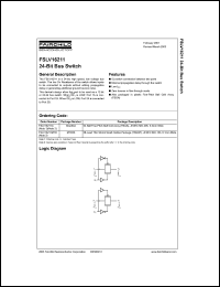 FSLV16211 datasheet: 24-Bit Bus Switch FSLV16211