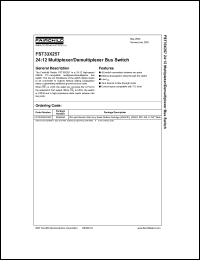 FST33X257 datasheet: 24:12 Multiplexer/Demultiplexer Bus Switch FST33X257