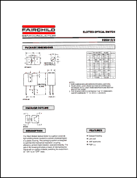 H22A2 datasheet: SLOTTED OPTICAL SWITCH H22A2