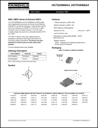 HGTP20N60A4 datasheet: 600V, SMPS Series N-Channel IGBTs HGTP20N60A4