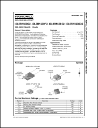 ISL9R1560P2 datasheet: 15A, 600V Stealth Diode ISL9R1560P2