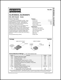 ISL9R3060G2 datasheet: 30A, 600V Stealth Diode ISL9R3060G2