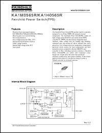 KA1H0565R datasheet: Fairchild Power Switch(FPS) KA1H0565R