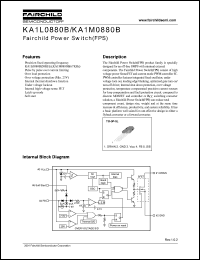 KA1L0880B datasheet: Fairchild Power Switch(FPS) KA1L0880B