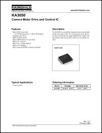 KA3050 datasheet: Camera Motor Drive and Control IC KA3050