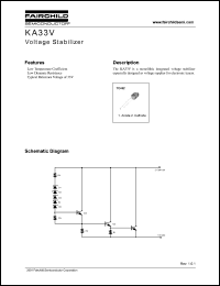 KA33VBU datasheet: Voltage Stabilizer KA33VBU