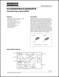 KA3S0880RFB datasheet: Fairchild Power Switch(SPS) KA3S0880RFB